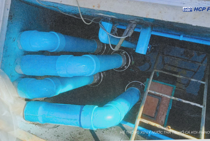 CAMPUCHIA: HỆ THỐNG LỌC NƯỚC HỒ CÁ KOI TẠI PHNOMPENH