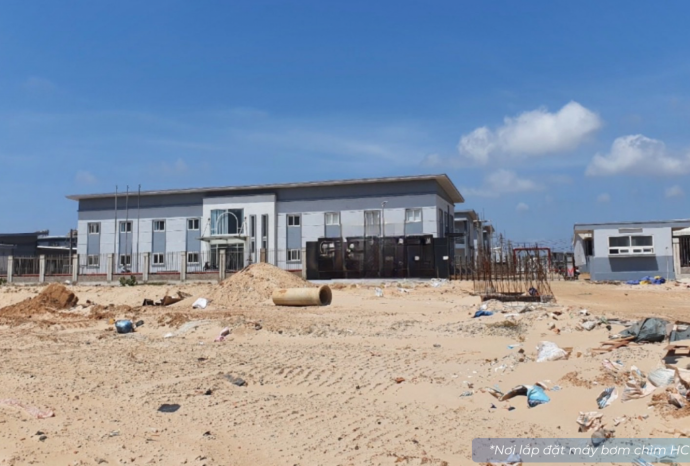 HỆ THỐNG CẤP NƯỚC VÀ XỬ LÝ NƯỚC THẢI TRẠI TÔM GIỐNG Ở VŨNG TÀU