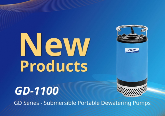 [New Product Launch] GD-1100 Submersible Portable Dewatering Pumps