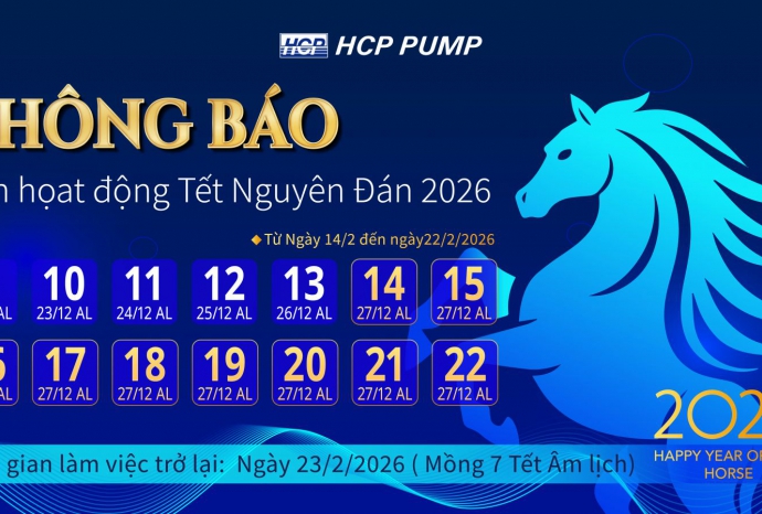 [Thông Báo] HCP Thông Báo Nghỉ Tết Nguyên Đán 2026